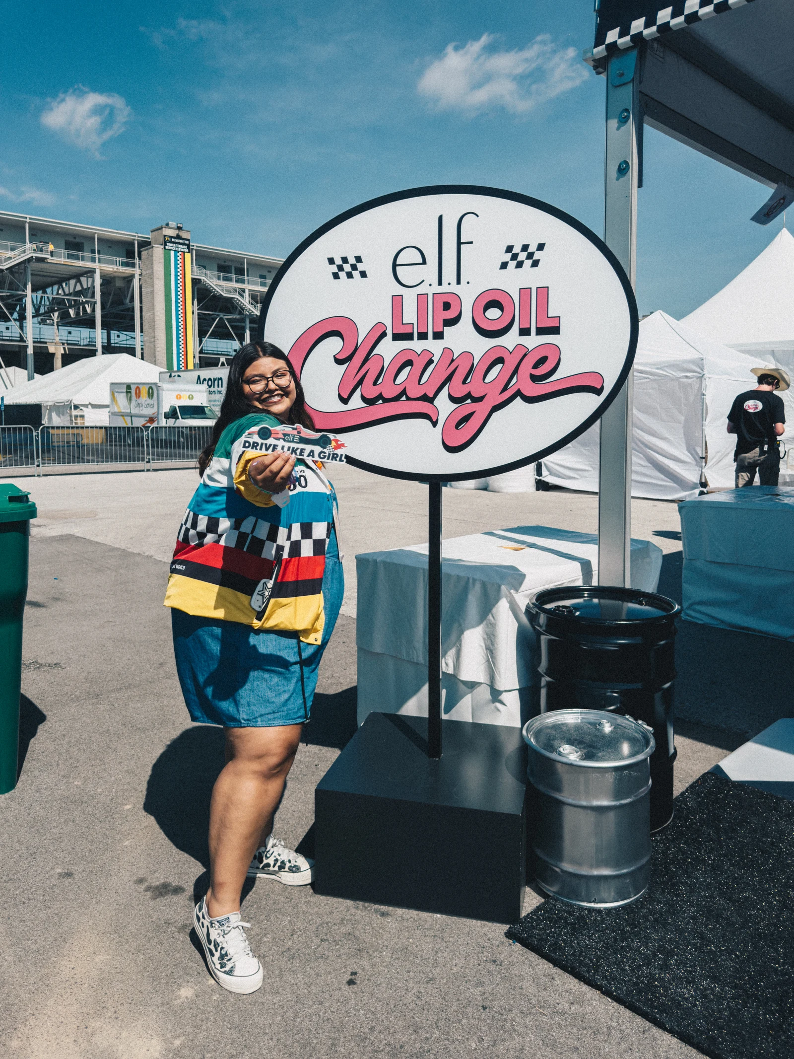 Bonnie at the Indianapolis Motor Speedway